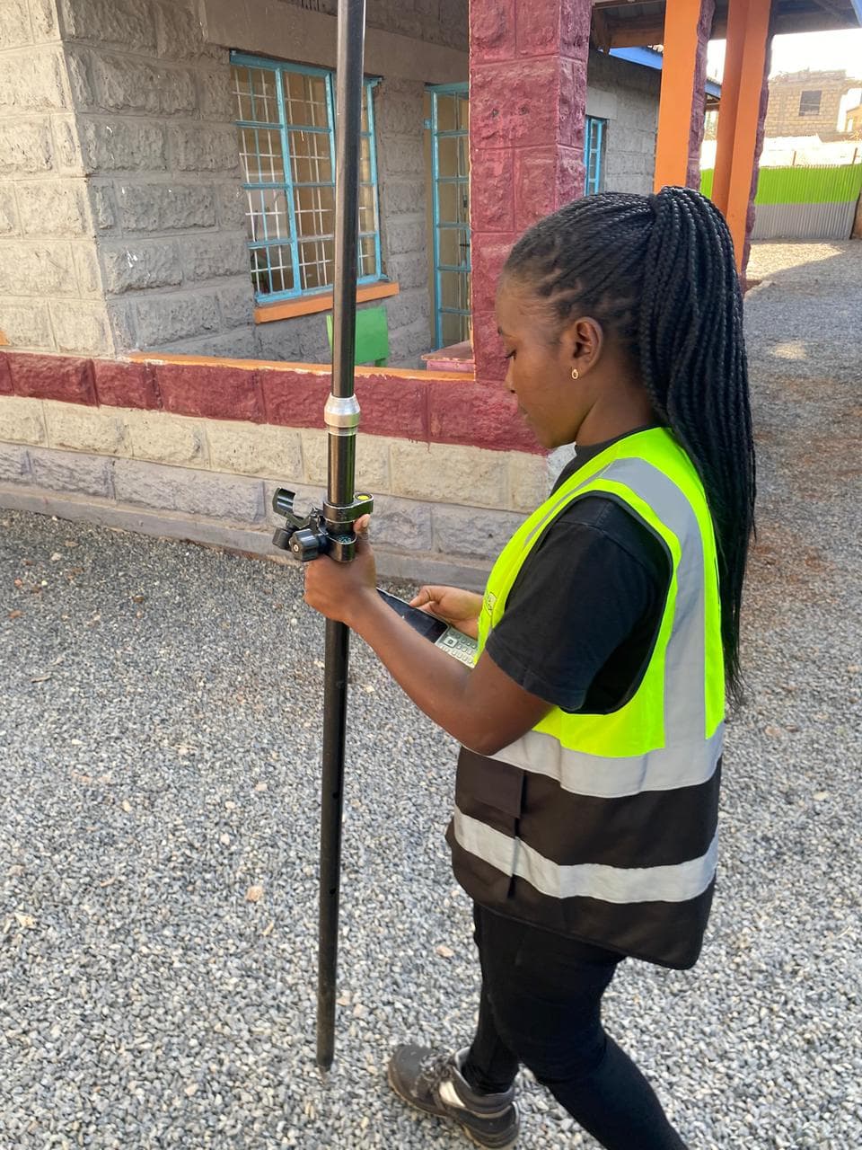 Surveyor using equipment